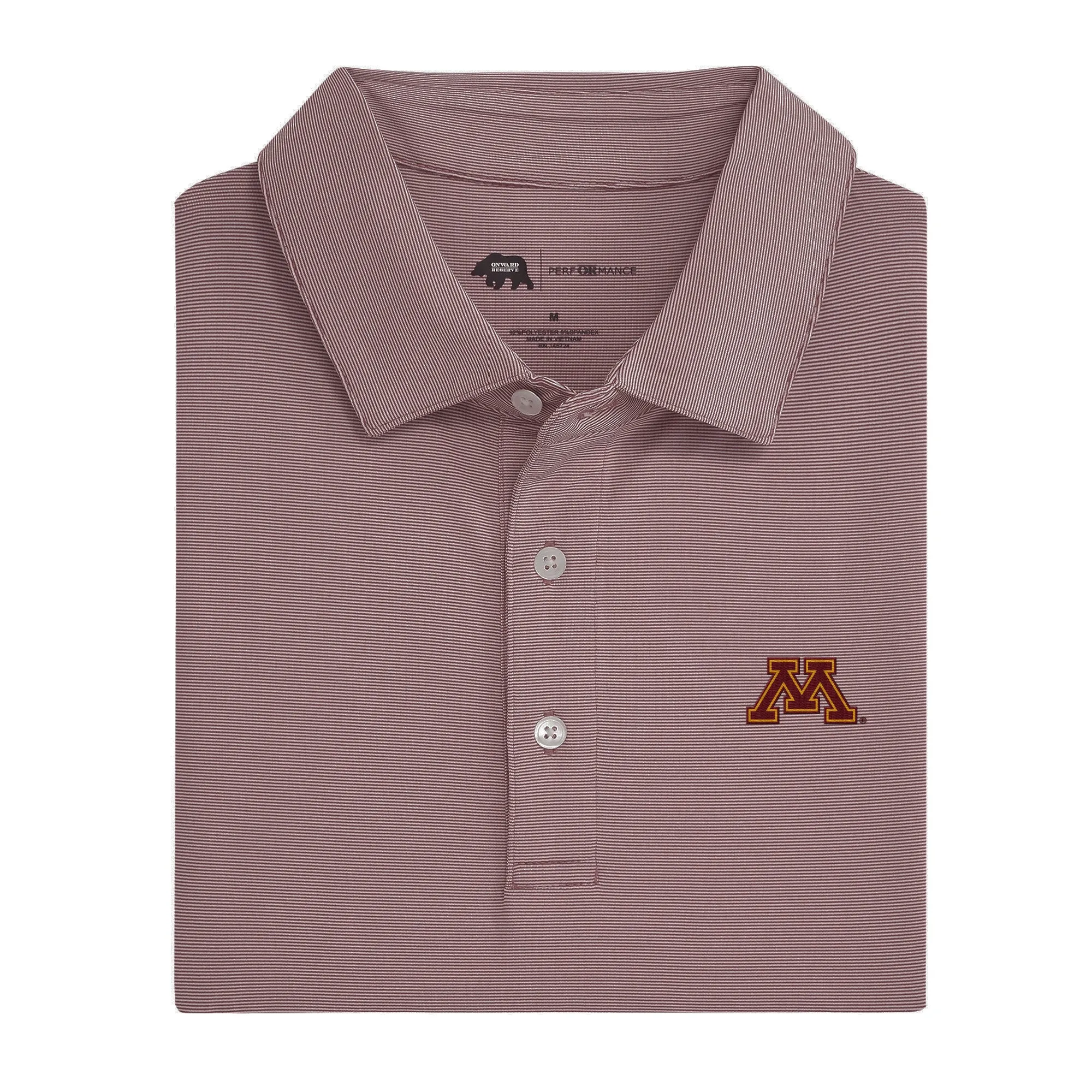 Hairline Stripe Minnesota Performance Polo