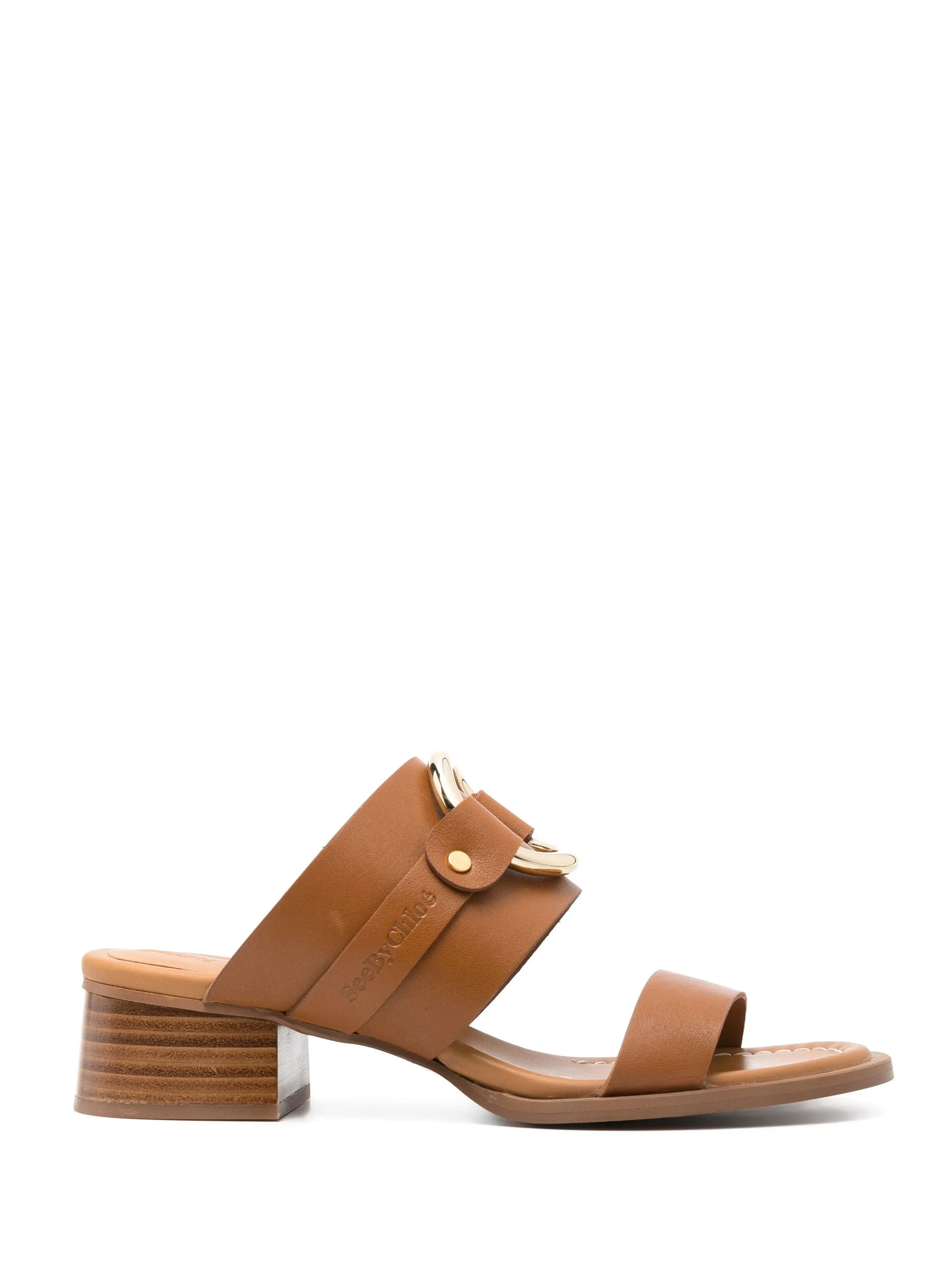 Hana heeled sandals, brown