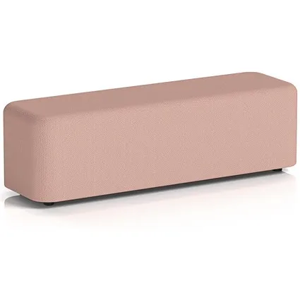 Harlestone Large Rectangular Stool, In Yoredale Fabric, Kidstone Body And Top