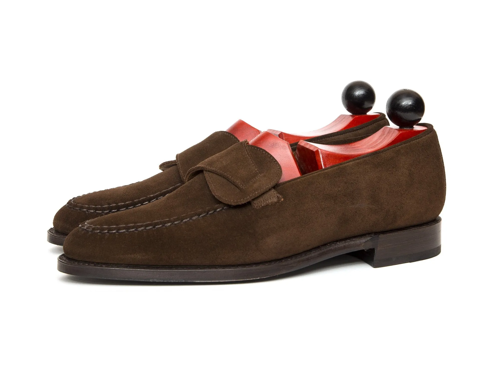 Hawthorne - MTO - Dark Brown Suede - TMG Last - Single Leather Sole