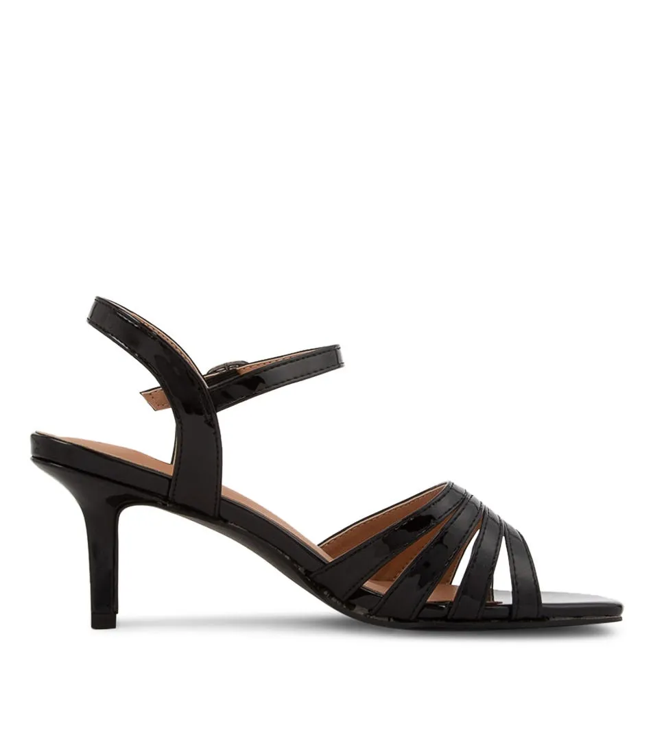 I LOVE BILLY Delinqua Black Patent Pu Sandals