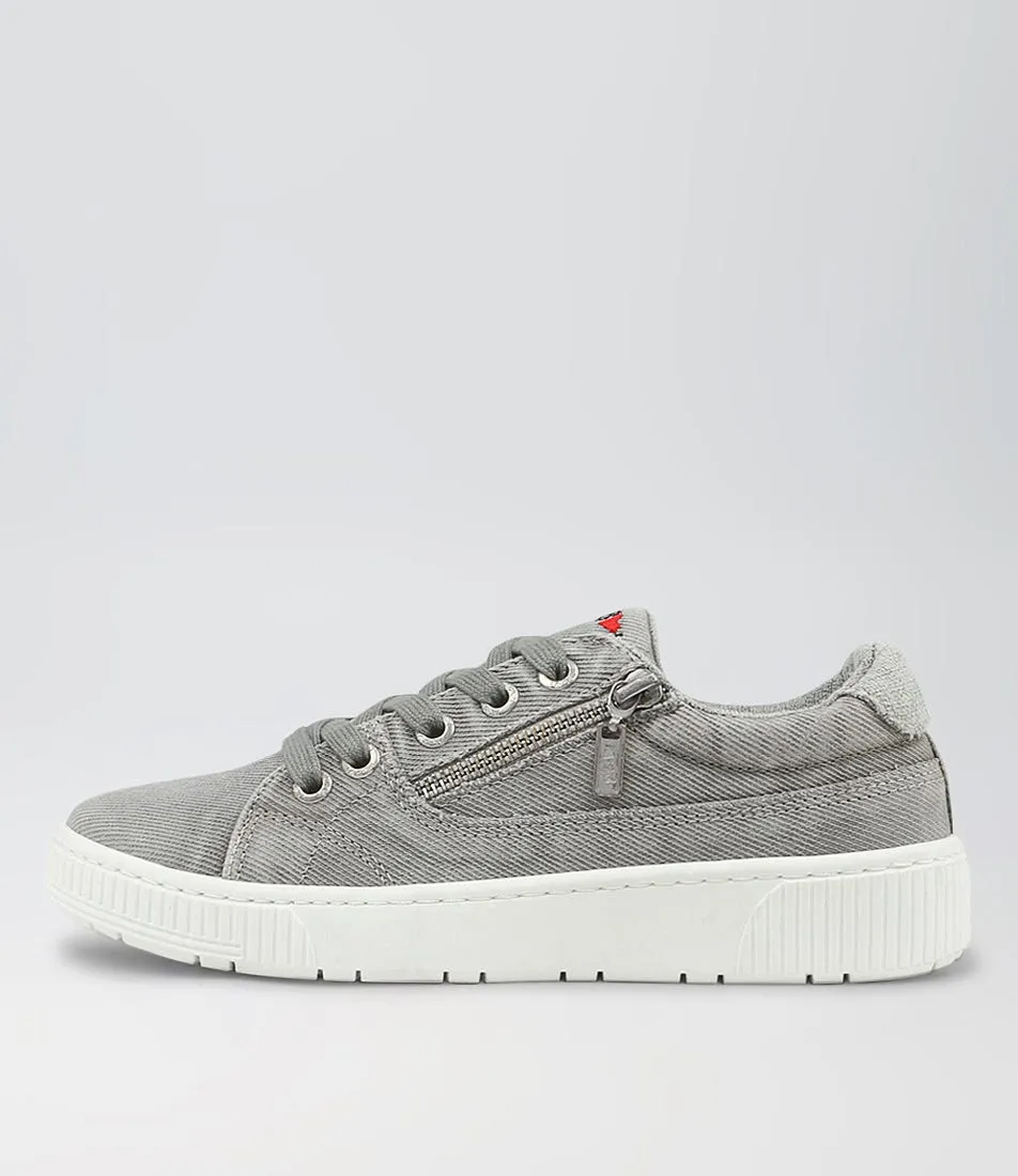 I LOVE BILLY Izzar Grey Recycled Canvas Sneakers