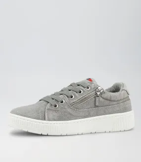 I LOVE BILLY Izzar Grey Recycled Canvas Sneakers