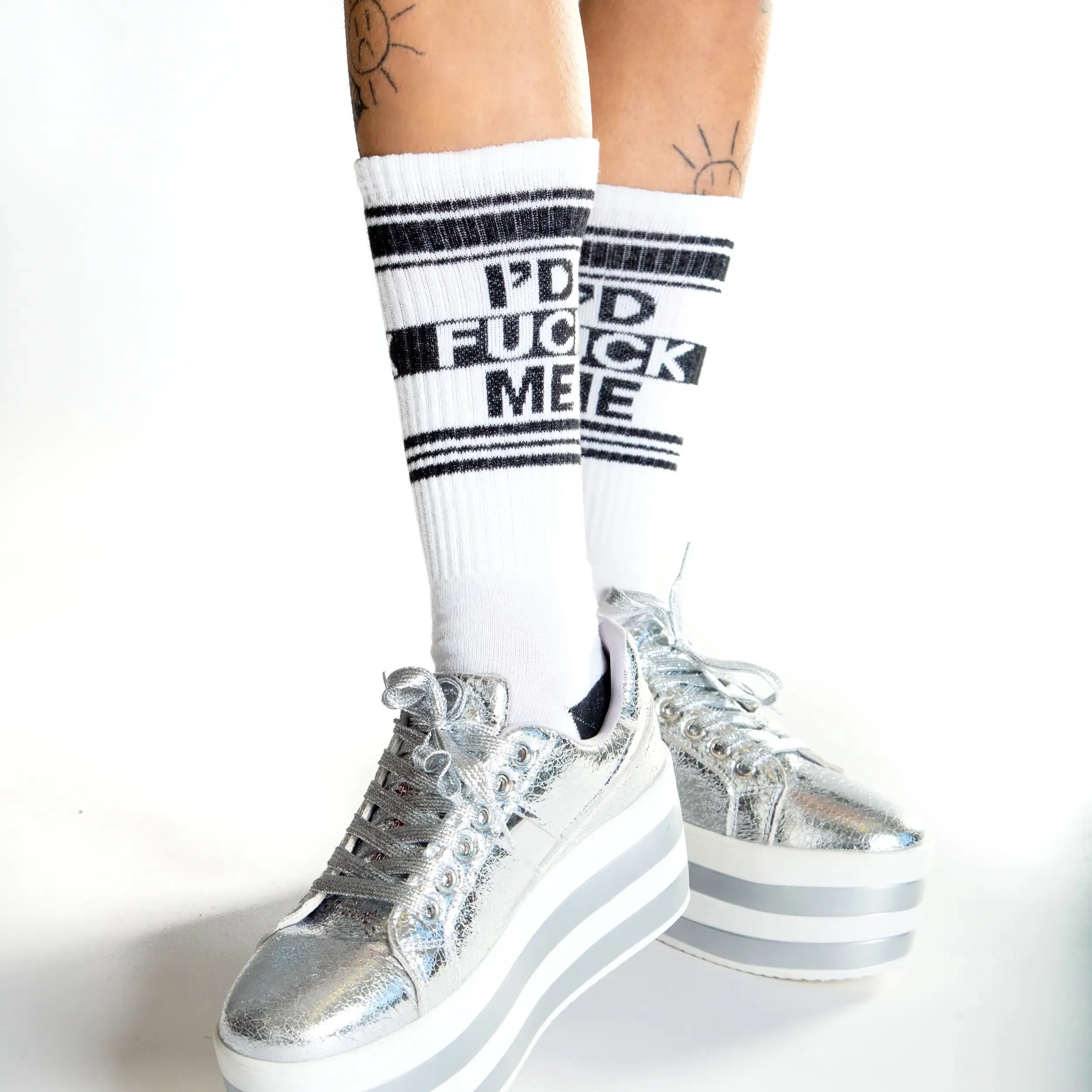 I'd Fuck Me Unisex Ribbed Socks