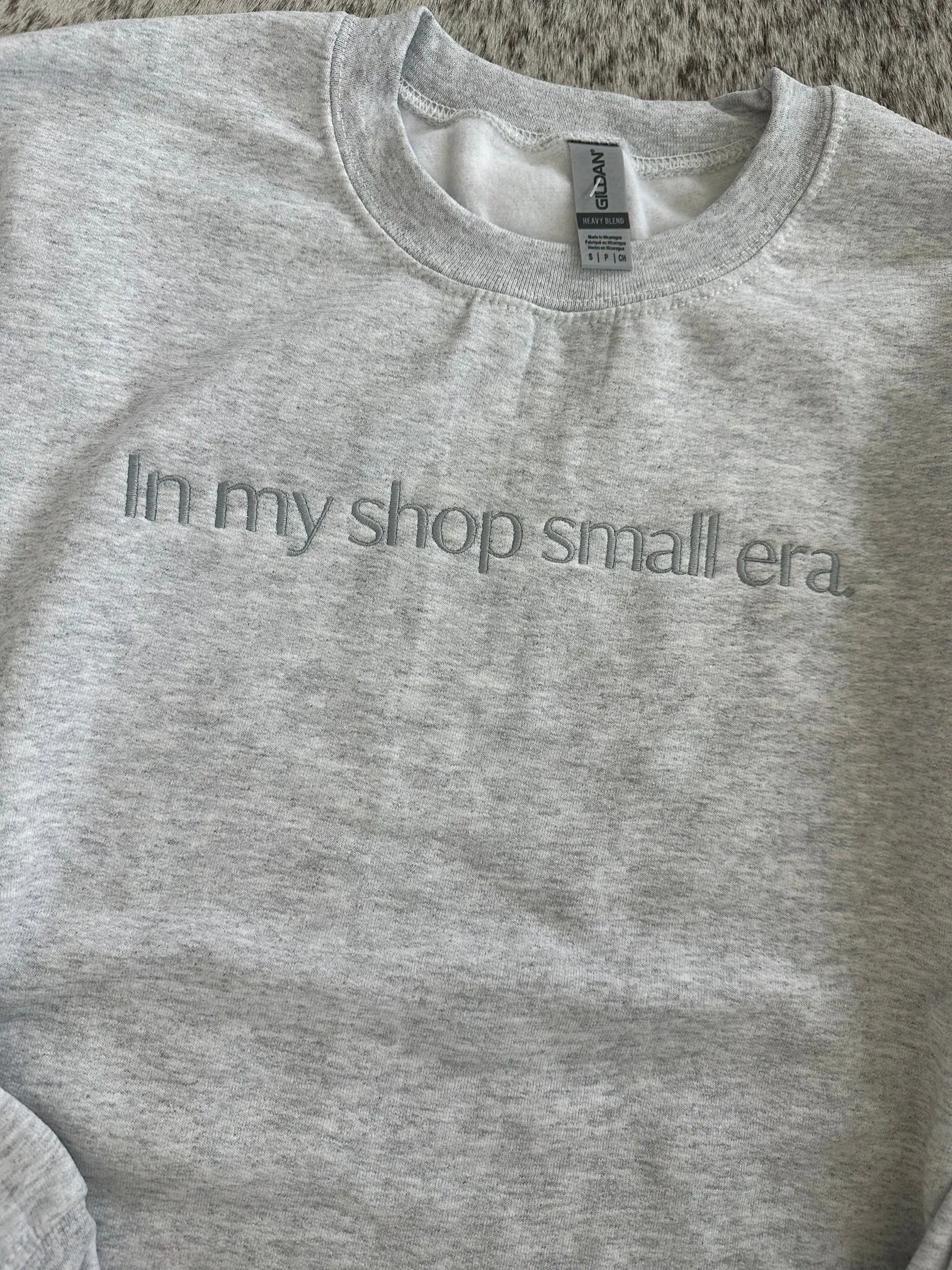 IN MY SHOP SMALL ERA SWEATSHIRT