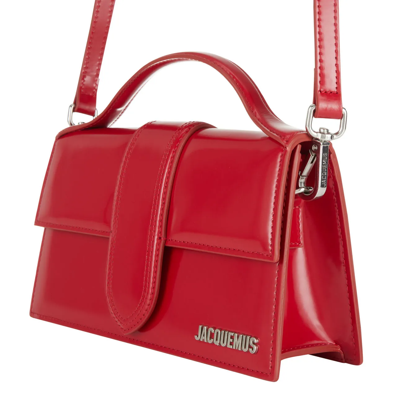 JACQUEMUS The Sustainable Edit Le Grand Bambino Crossbody Bag - Red