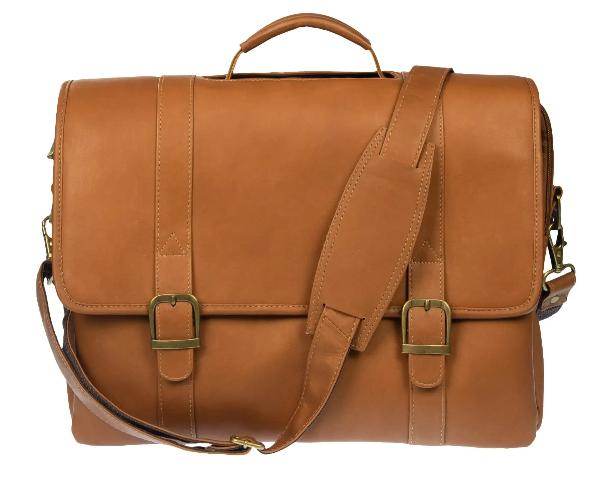 Jefe Leather Messenger Briefcase