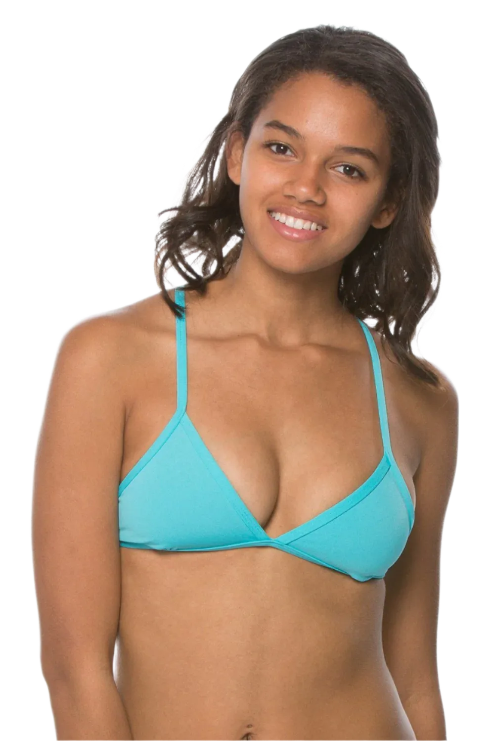 Jolyn Triangle Bikini Top -  Hawaii Blue