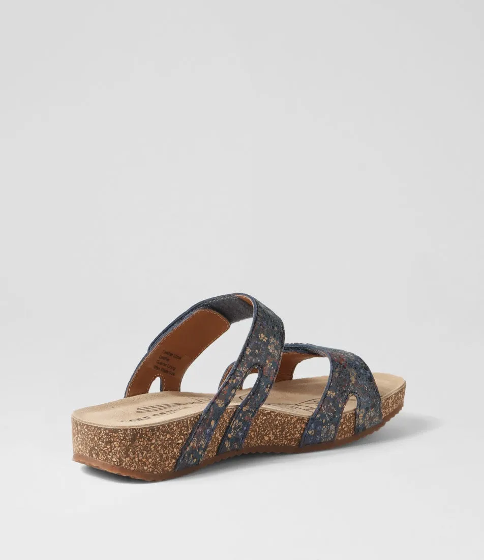 JOSEF SEIBEL Tonga 04 Ocean Multi Leather Sandals