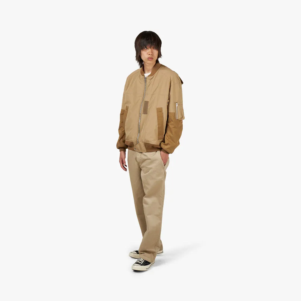 Junya Watanabe MAN Nylon Bomber Jacket / Beige