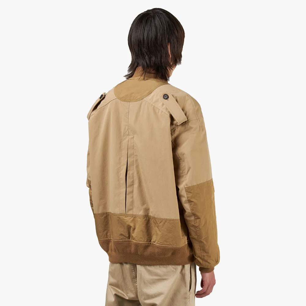 Junya Watanabe MAN Nylon Bomber Jacket / Beige