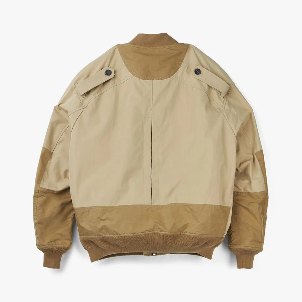 Junya Watanabe MAN Nylon Bomber Jacket / Beige