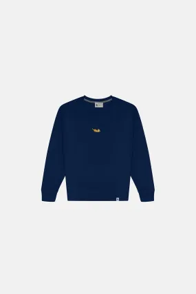 Kaplan Super Soft ocuk Sweatshirt - Lacivert