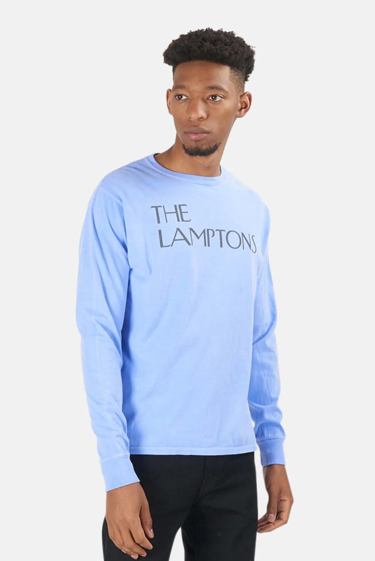 Lamptons Long Sleeve Tee - Washed Purple