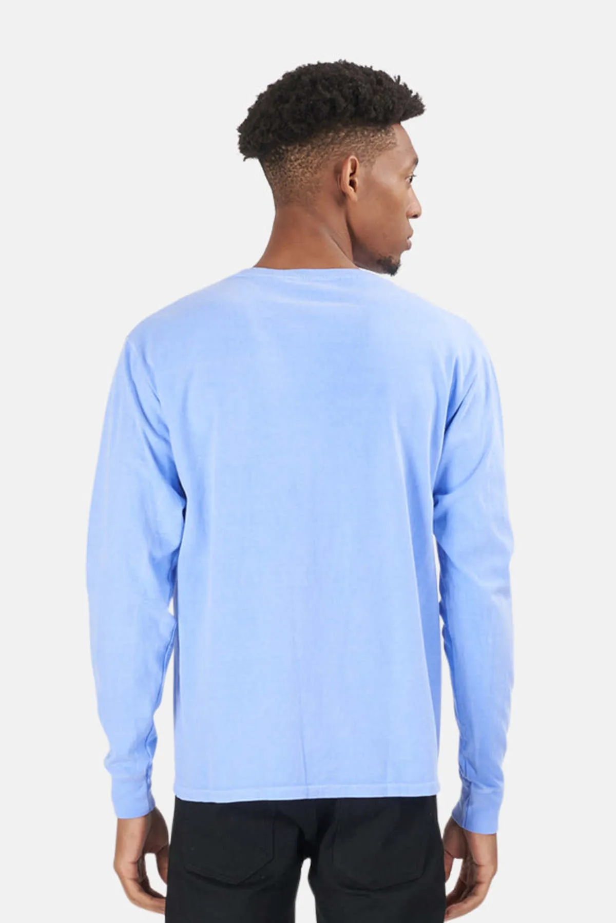 Lamptons Long Sleeve Tee - Washed Purple