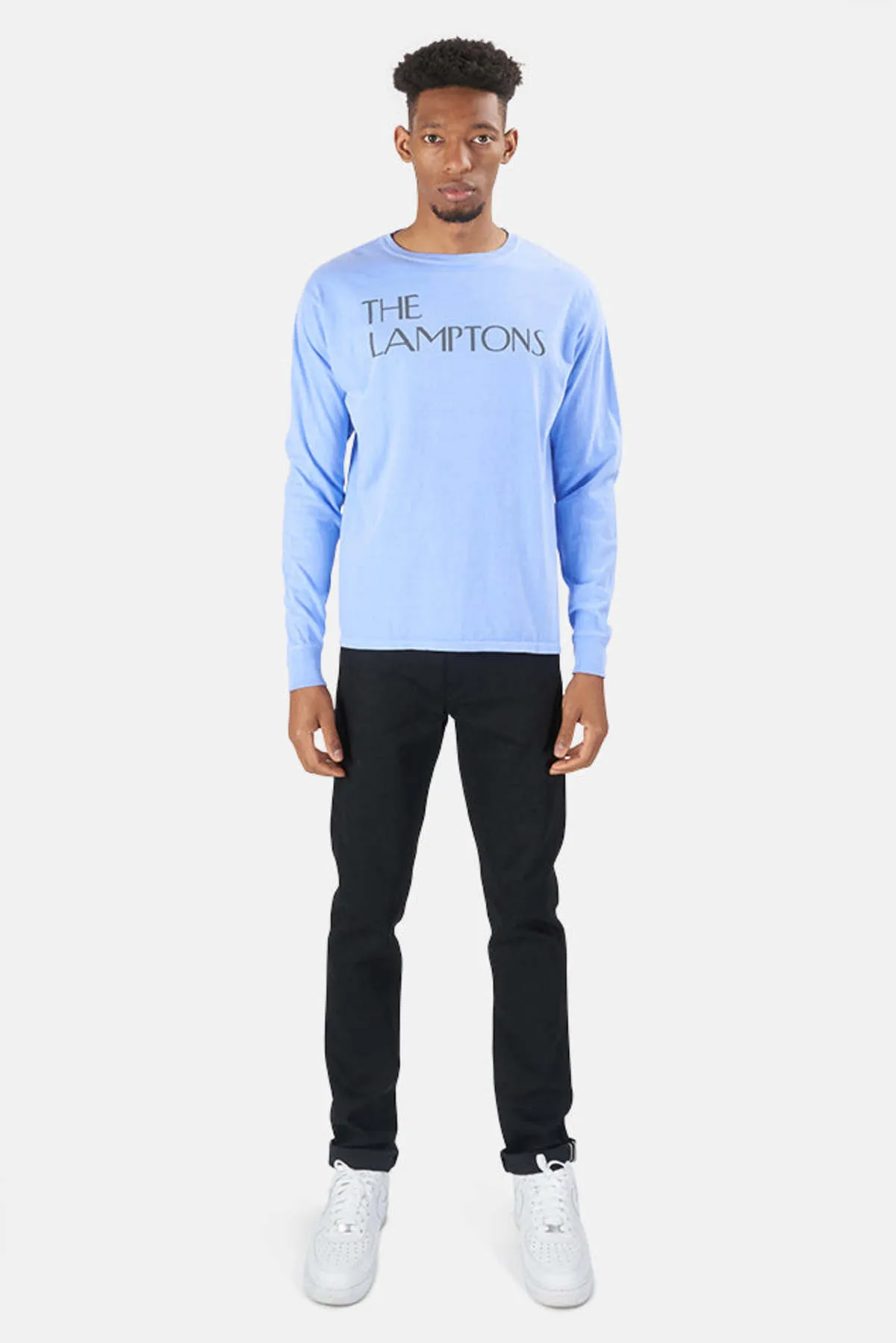 Lamptons Long Sleeve Tee - Washed Purple