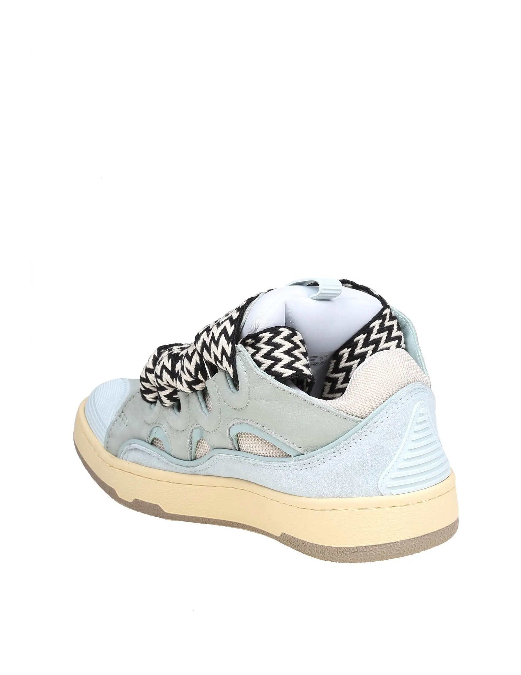 LANVIN SKATE SNEAKERS IN LEATHER COLOR LIGHT BLUE