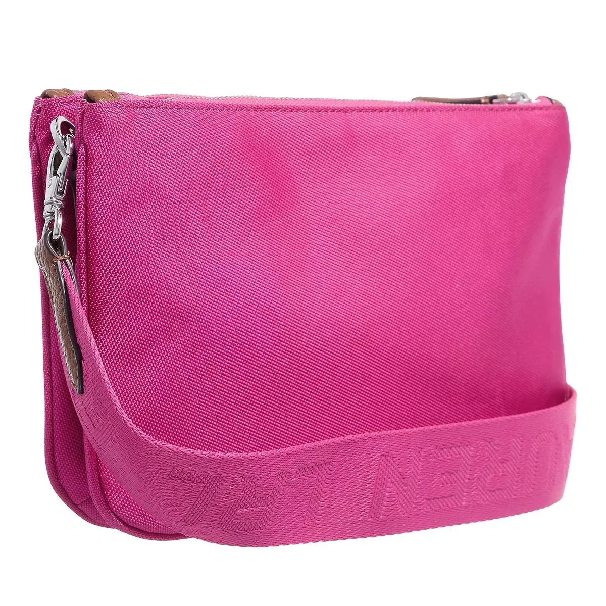 Lauren Ralph Lauren  Landyn Crossbody Medium Bright Fuchsia Berry/Lrn Tan