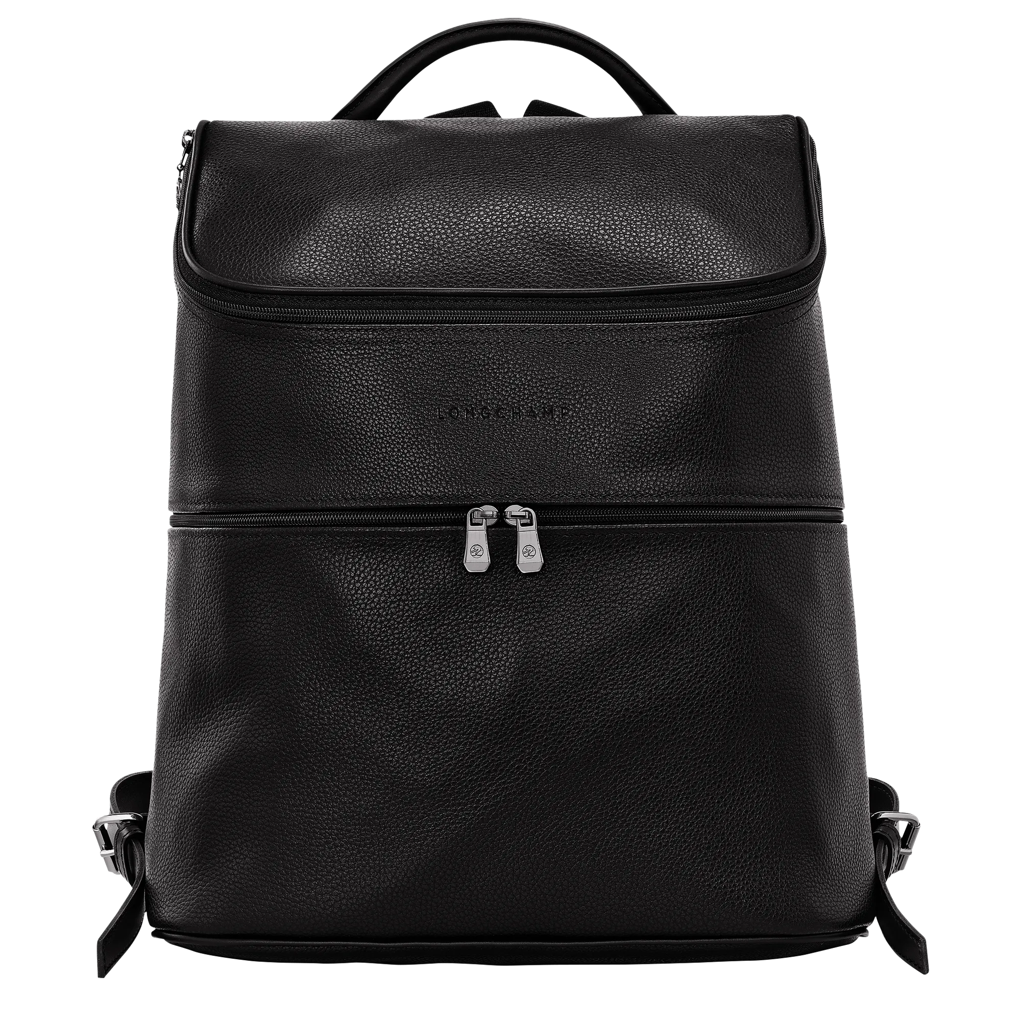 Le Foulonné Backpack Black - Leather