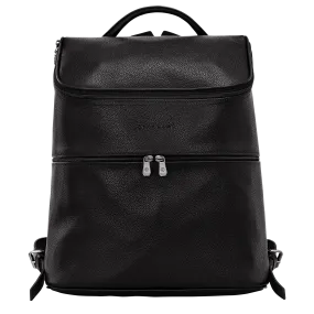 Le Foulonné Backpack Black - Leather