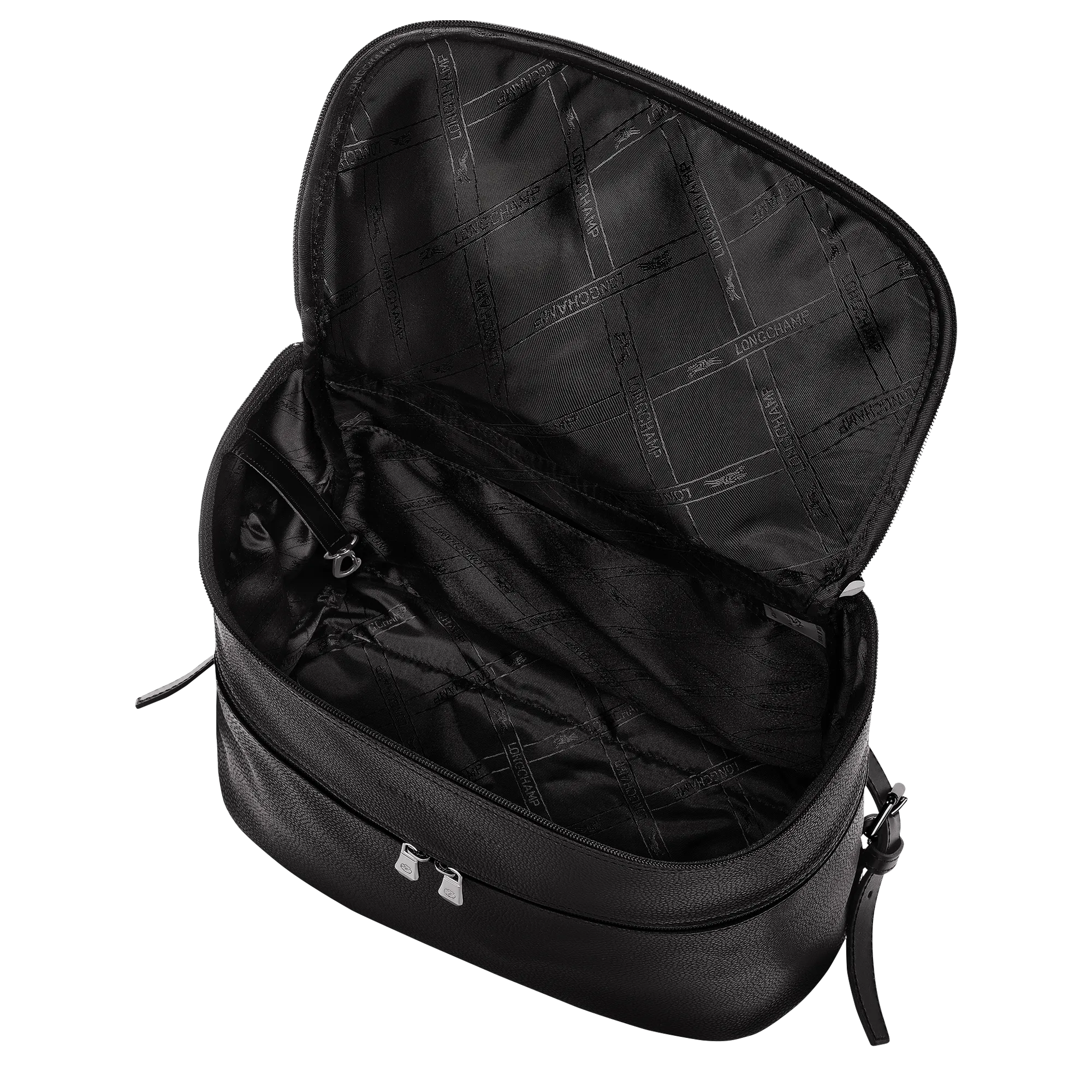 Le Foulonné Backpack Black - Leather