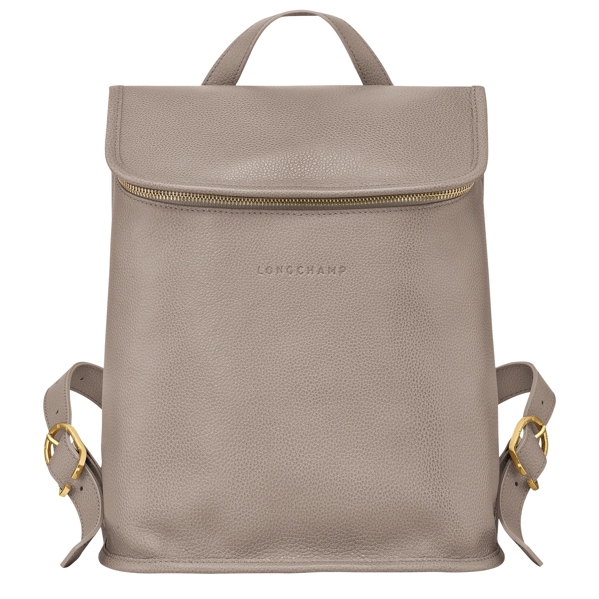 Le Foulonné Backpack Turtledove - Leather