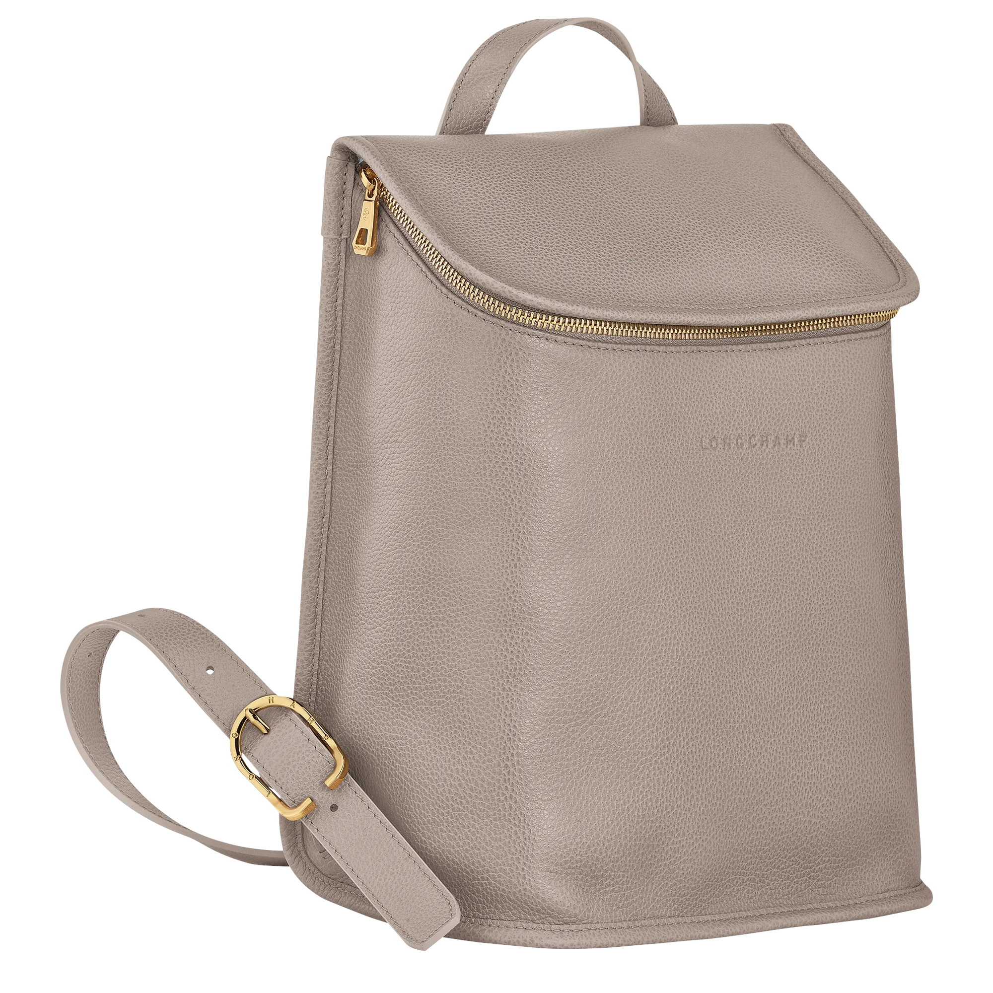 Le Foulonné Backpack Turtledove - Leather