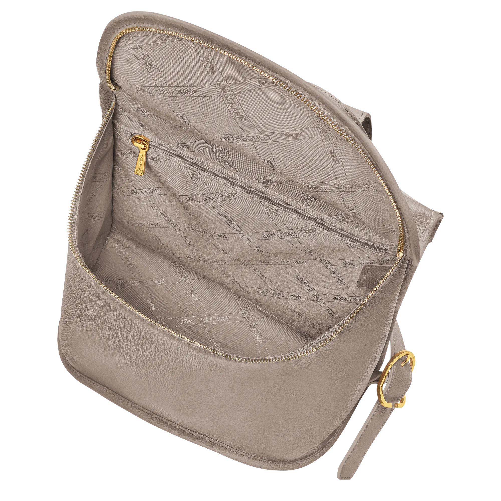 Le Foulonné Backpack Turtledove - Leather