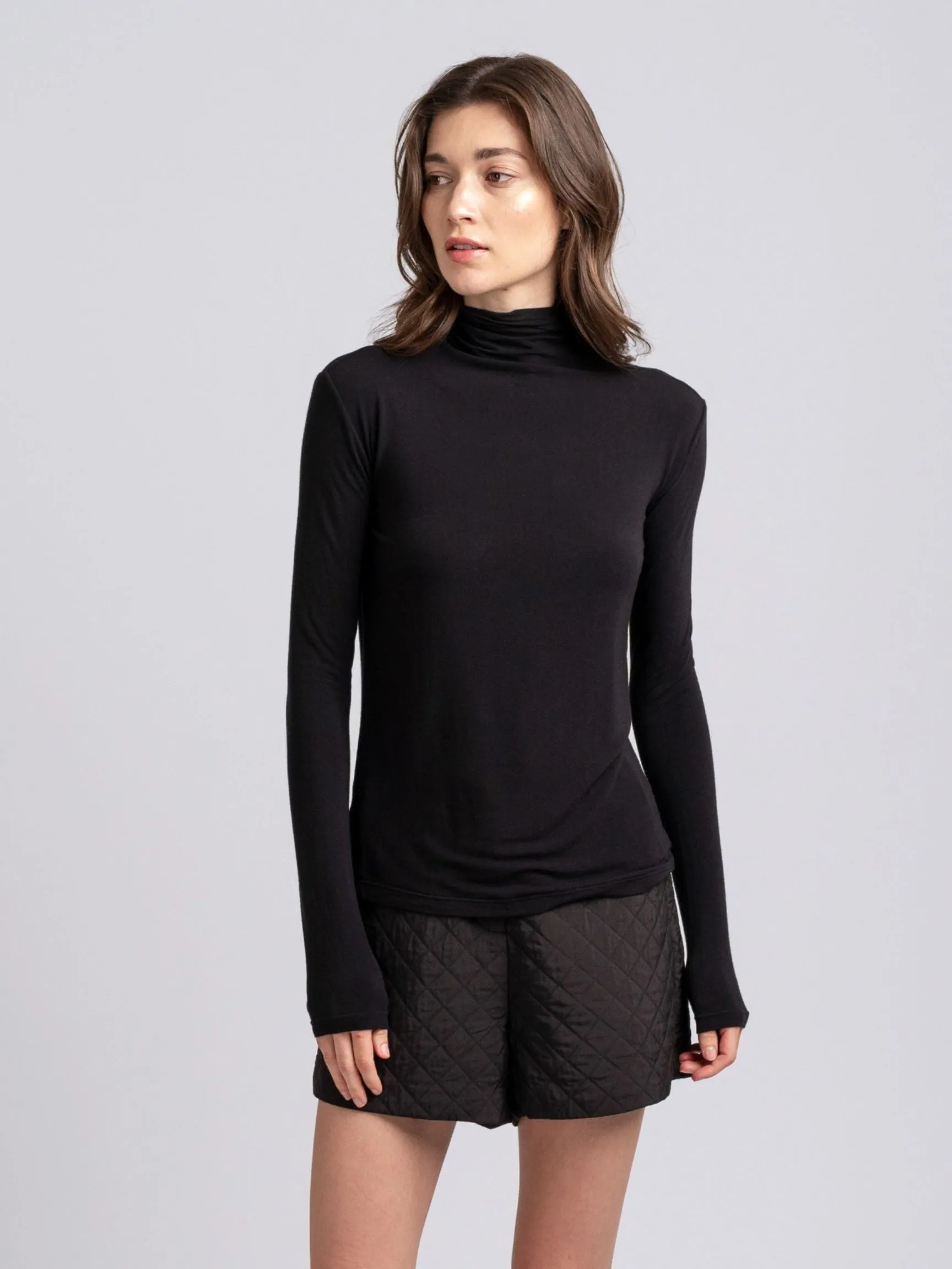 Light Weight Mock Neck Sweater