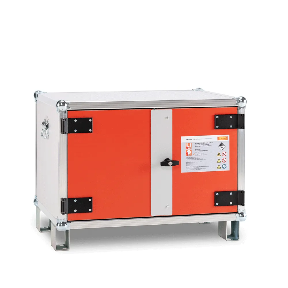 Lithium Battery Charging Cabinet with Stacking Feet - 660 x 620 x 800mm