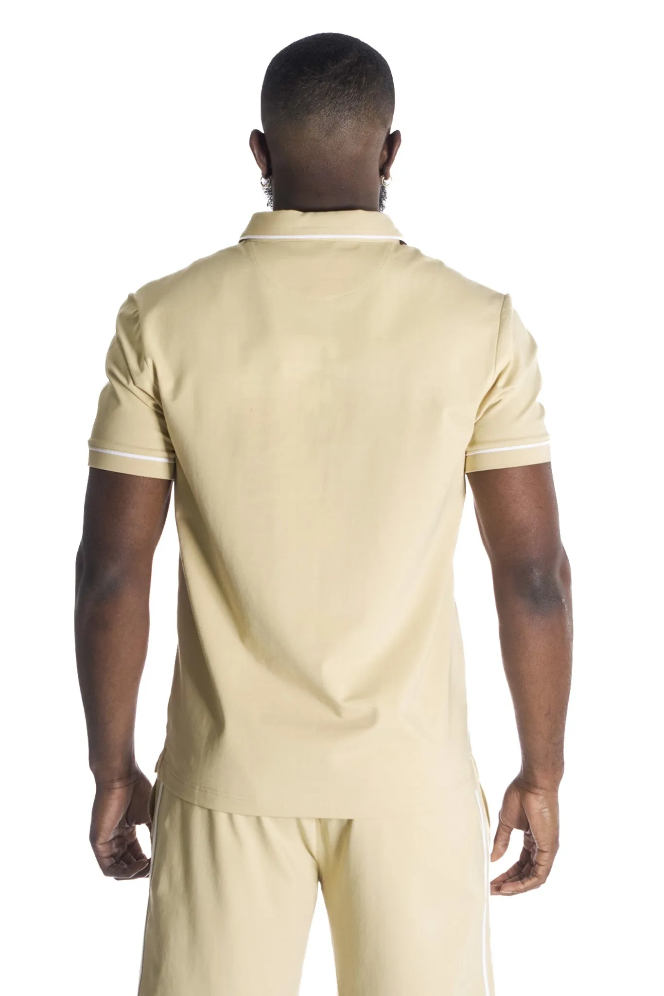 M383 Makobi Luciano Polo Shirt - Khaki