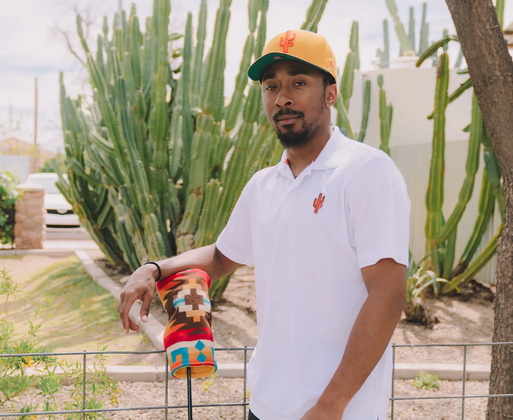 Manor Icon Polo  M - White / Orange