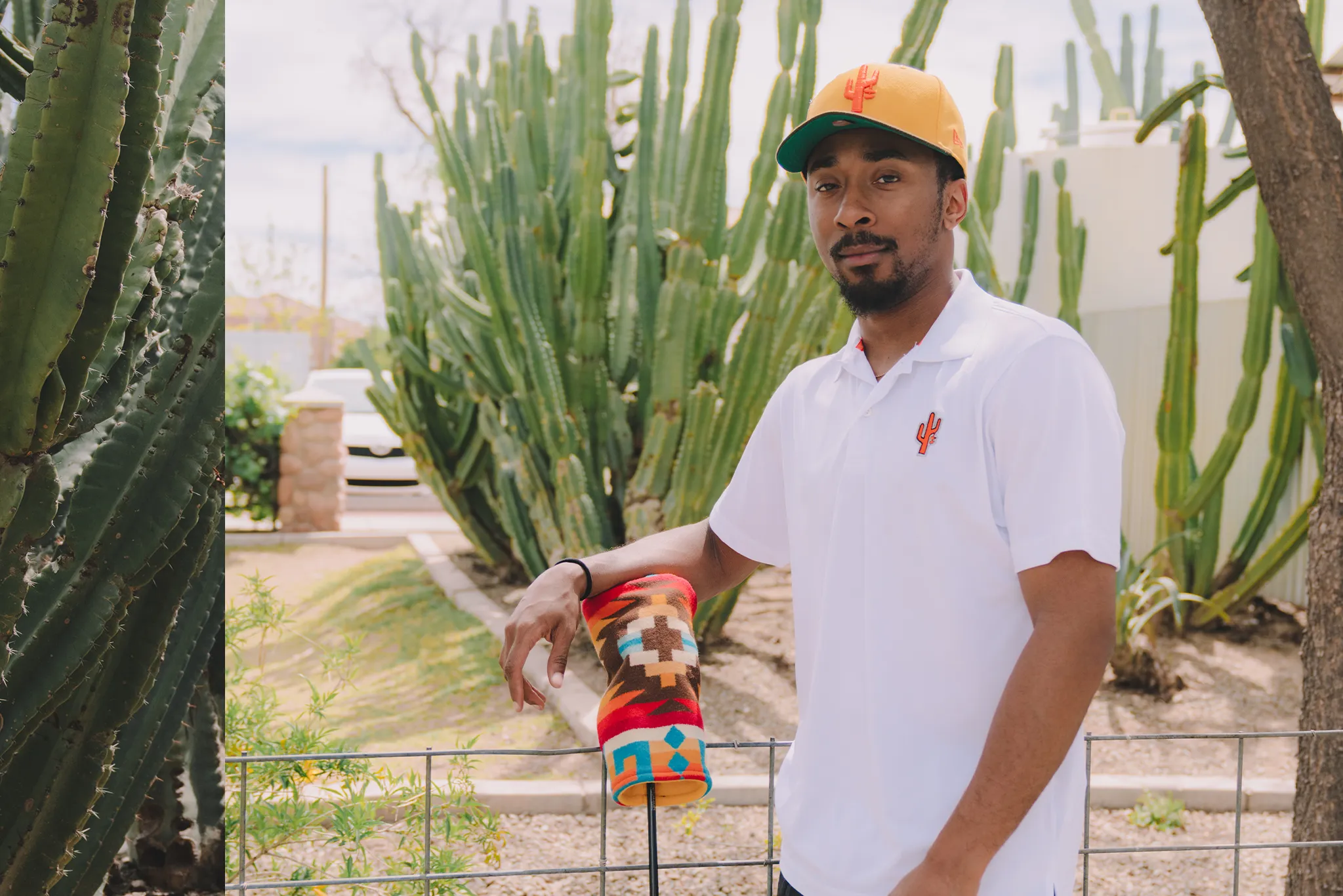 Manor Icon Polo  M - White / Orange