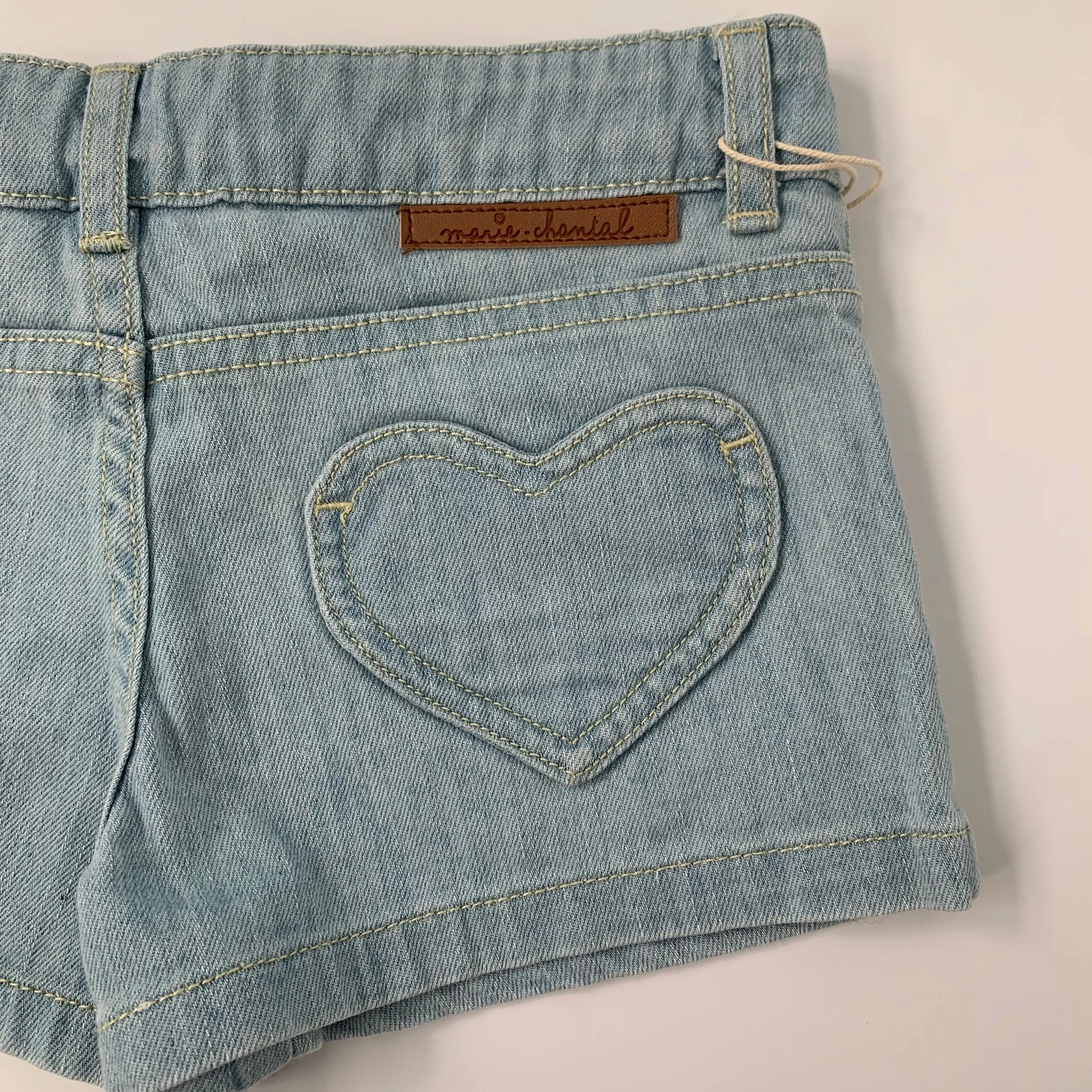 Marie-Chantal Light Denim Shorts: 6 Years (Brand New)