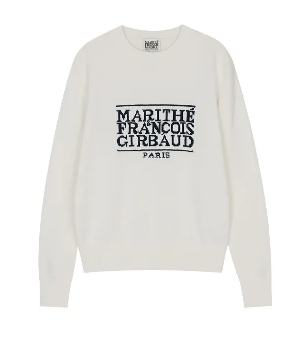 Marithe + Francois Girbaud  |[MARITHE]★CLASSIC LOGO KNIT PULLOVER