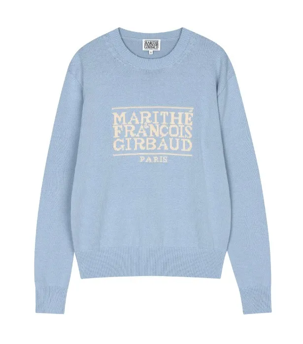 Marithe + Francois Girbaud  |[MARITHE]★CLASSIC LOGO KNIT PULLOVER