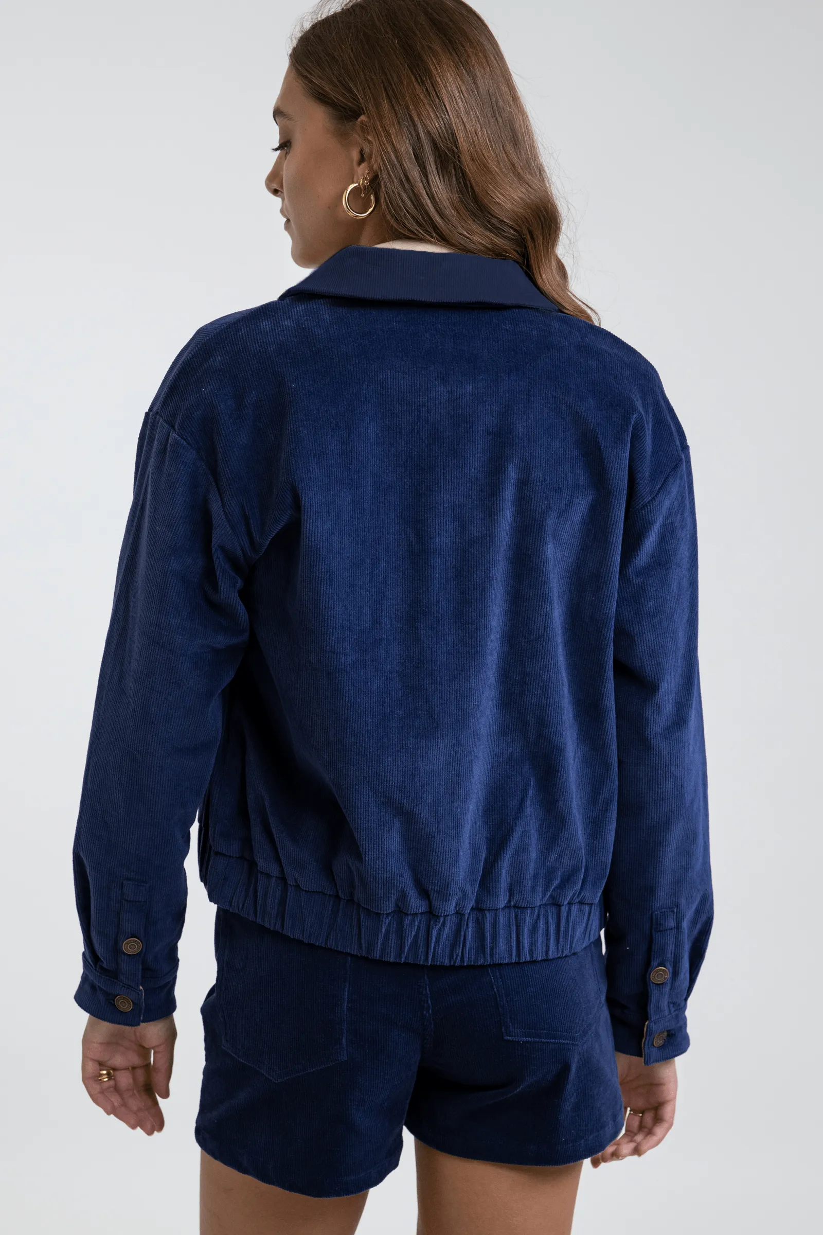 Members Only Corduroy Jacket Navy