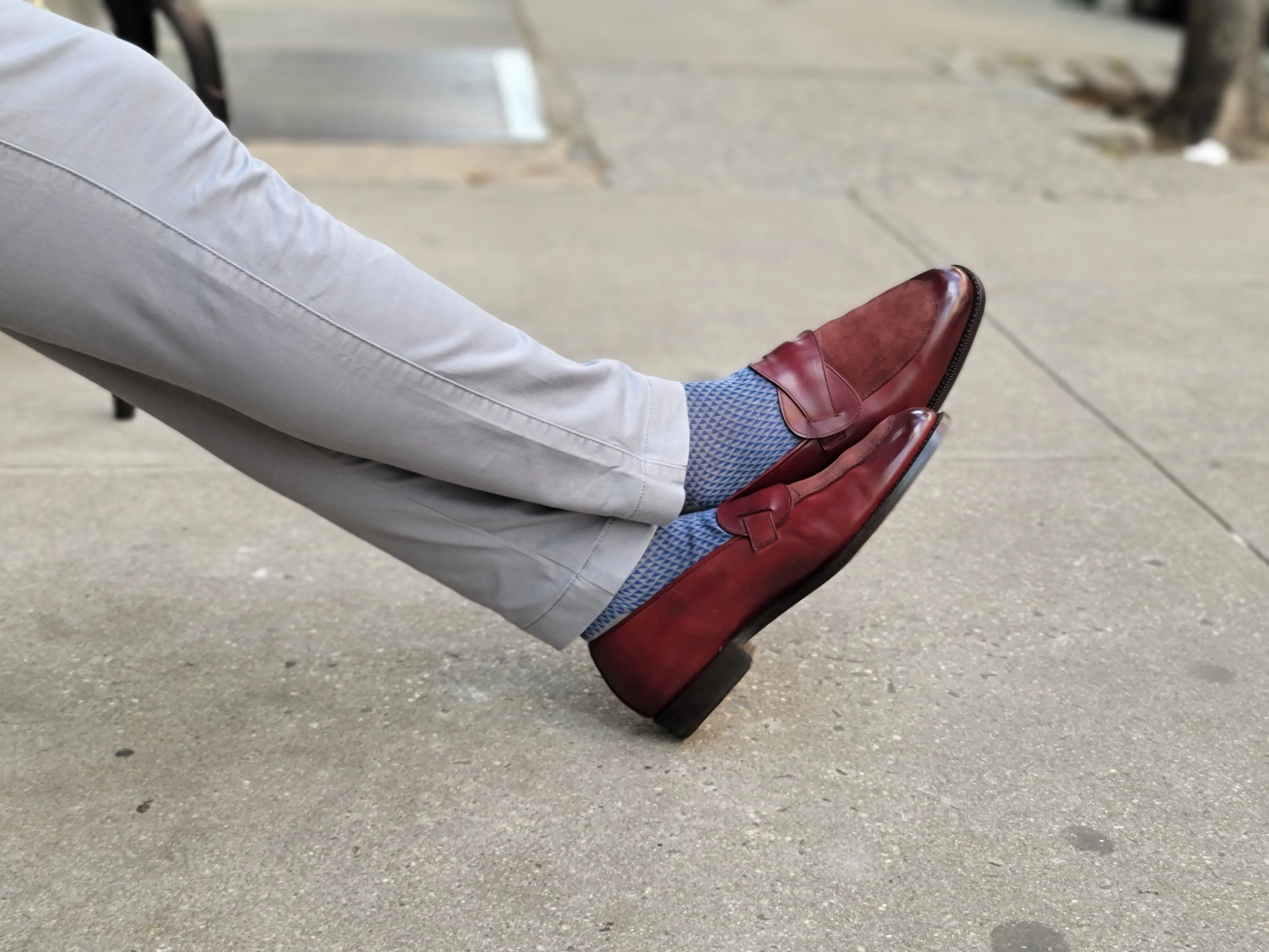 Meridian - MTO - Burgundy Calf / Burgundy Suede - TMG Last - Single Leather Sole