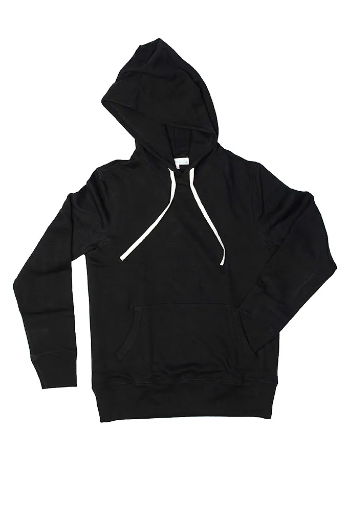 Merz B. Schwanen Heavy Weight Pullover Hoodie - Deep Black - 3S82.99