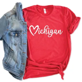 Michigan Love Tee