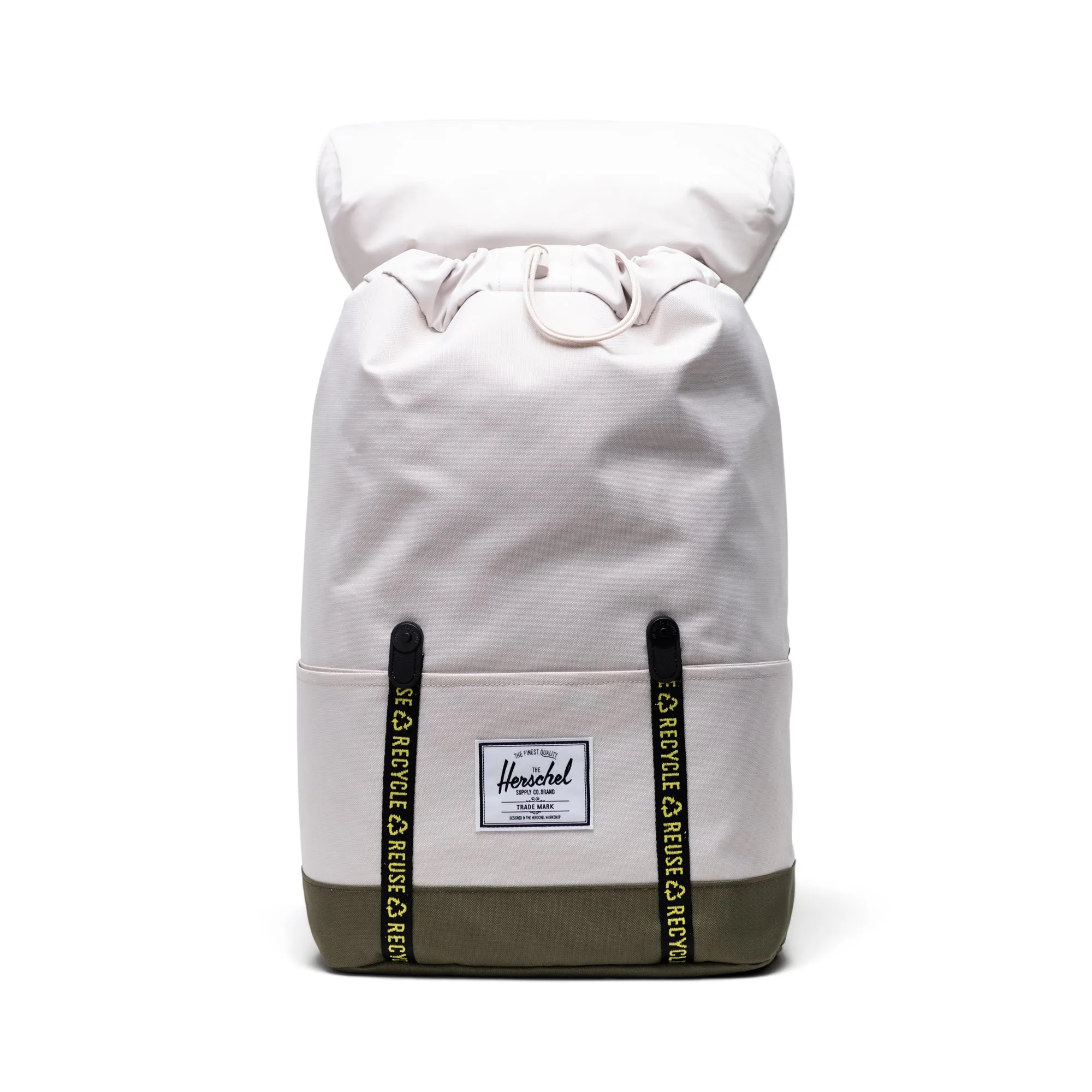 Mochila Herschel Retreat Moonbeam/Ivy Green - Eco Collection