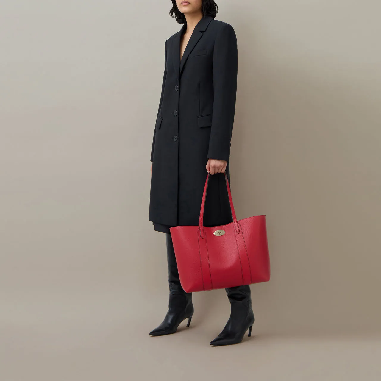 MULBERRY Bayswater Tote Bag - Scarlet Red