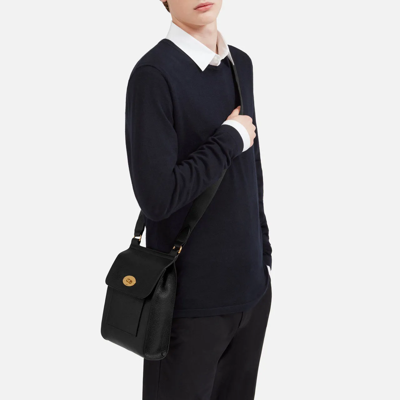 MULBERRY The Sustainable Edit Antony Messenger Bag - Black