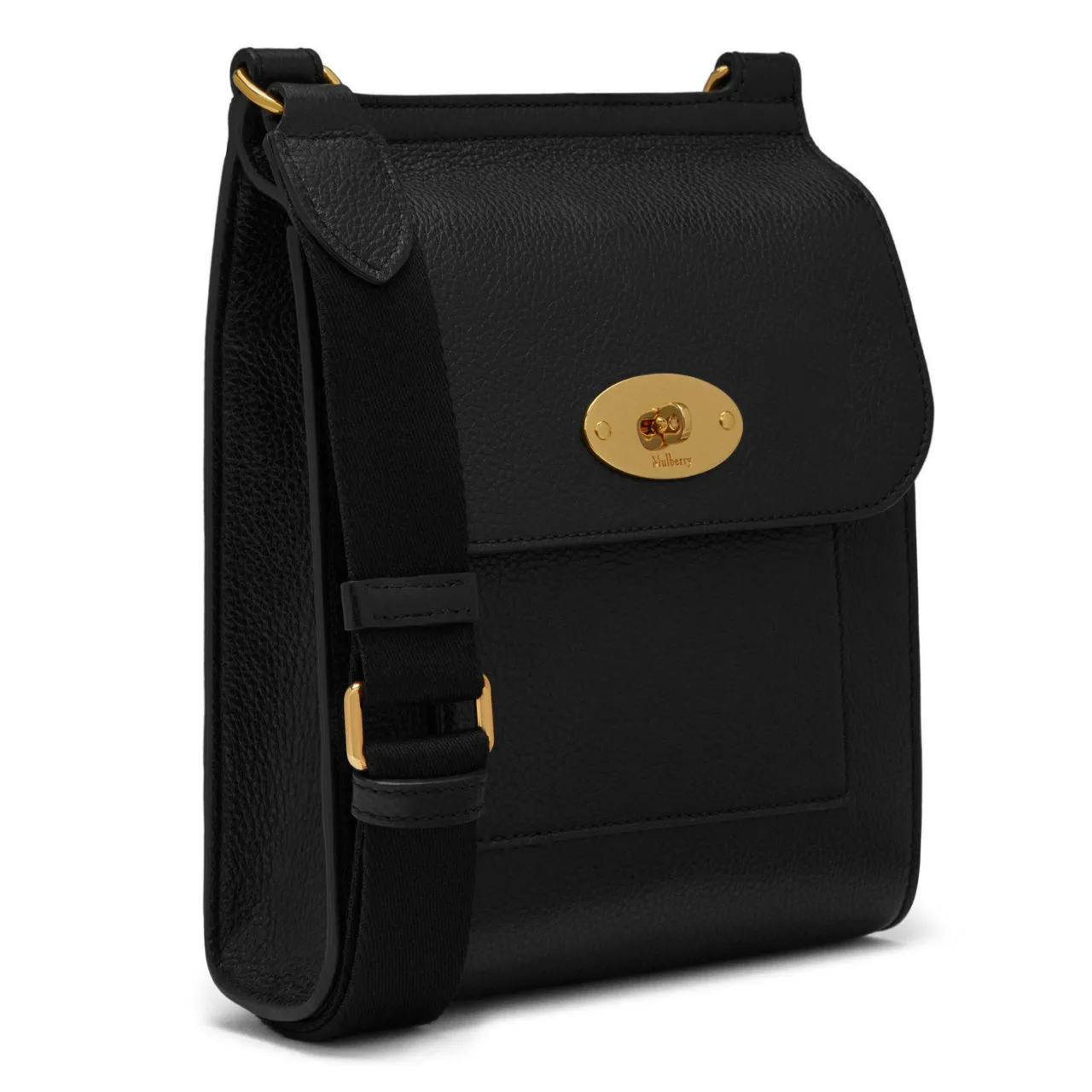 MULBERRY The Sustainable Edit Antony Small Messenger Bag - Black