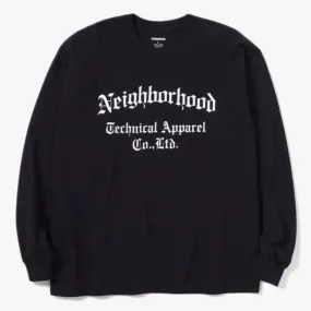 Neighborhood NH-8 Long Sleeve Tee Black