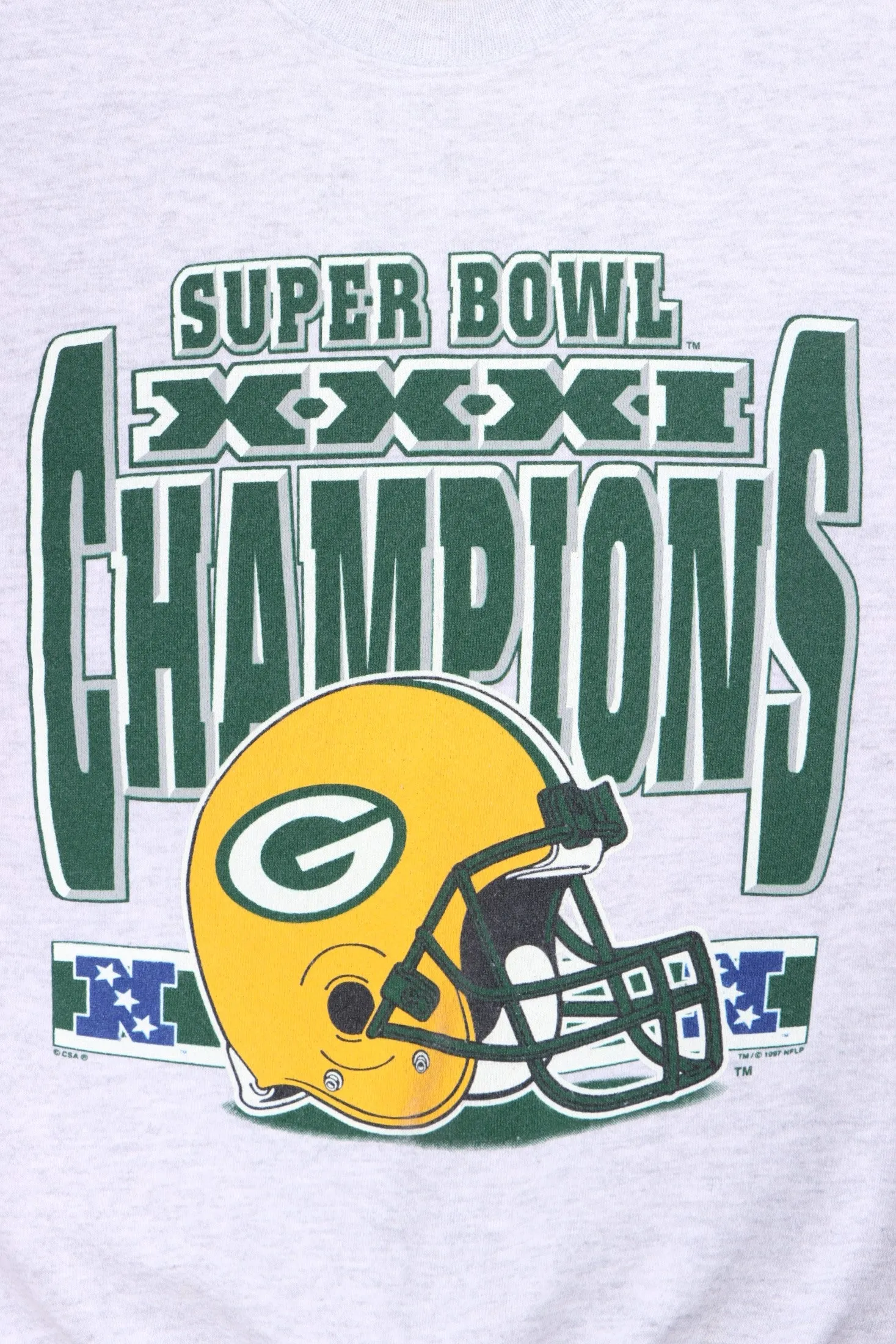 NFL Green Bay Packers 1997 Super Bowl Champions Sweatshirt USA Made (M)