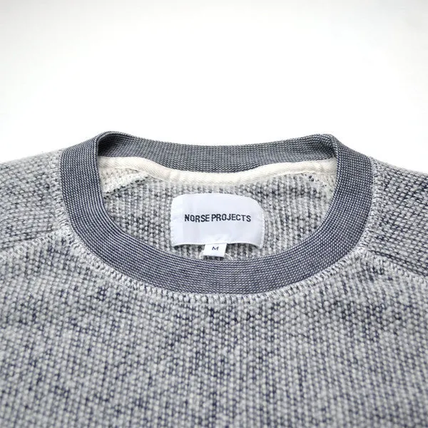 Norse Projects - Vorm Brushed Basket Sweatshirt - Navy