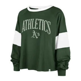 OAKLAND ATHLETICS UPSIDE '47 RHEA LONG SLEEVE TEE WOMEN