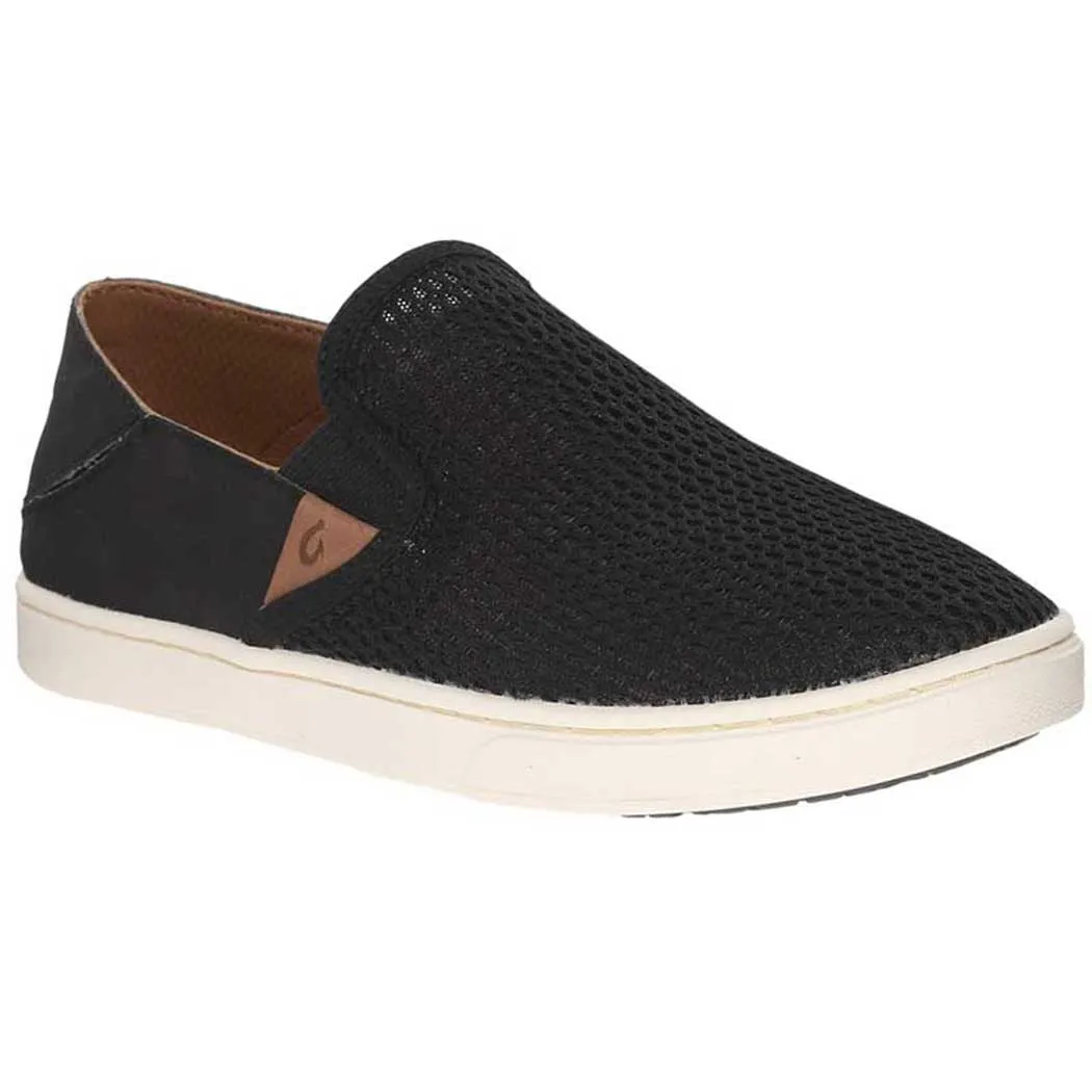 OluKai Pehuea Slip- On Black/Black (Women's)