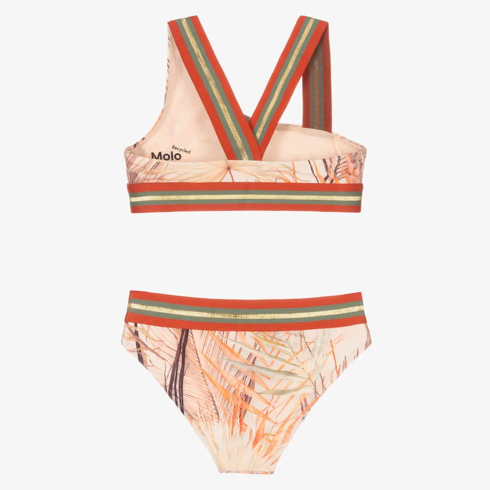 Orange Leaf Bikini (UPF 50+)